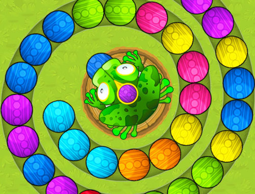 Permainan Petualangan Marble Frogtastic  secara online