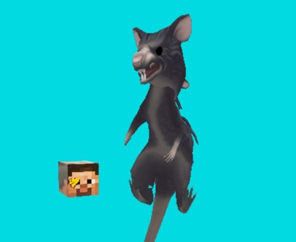 Permainan Ratomilton spinning floppy minecraft  secara online
