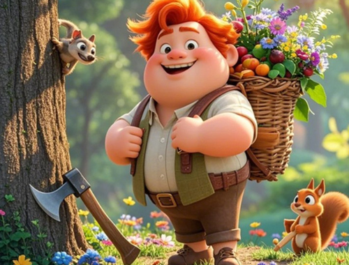 Permainan Temukan Perbedaannya: Woodcutter Jujur  secara online