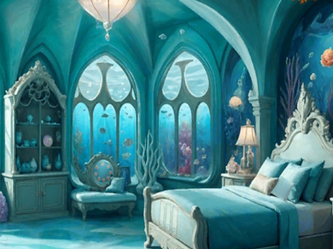 Permainan Escape Treasure Mermaid  secara online