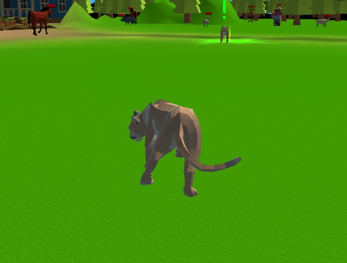 Permainan Simulator Cougar - Kucing Besar  secara online