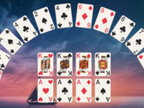 Permainan Crescent Solitaire  secara online