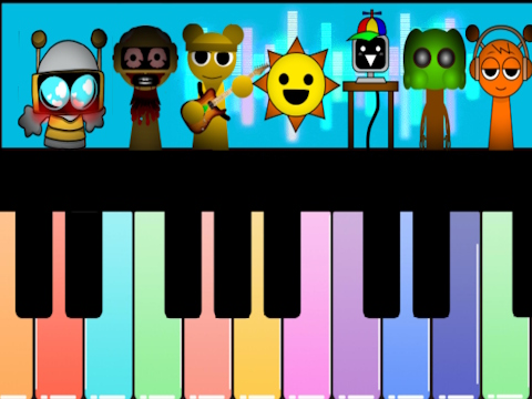 Permainan Sprunki Piano Explorer  secara online