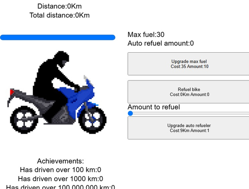 Permainan Motorbike clicker  secara online