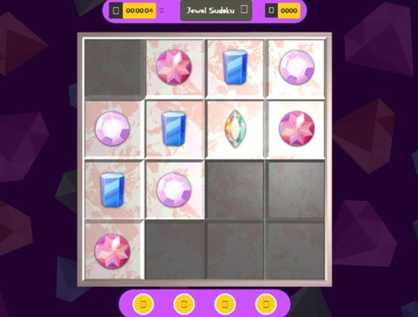 Permainan 3D Jewel Sudoku  secara online