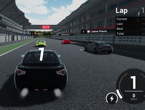 Permainan Simulator balap gt nyata  secara online