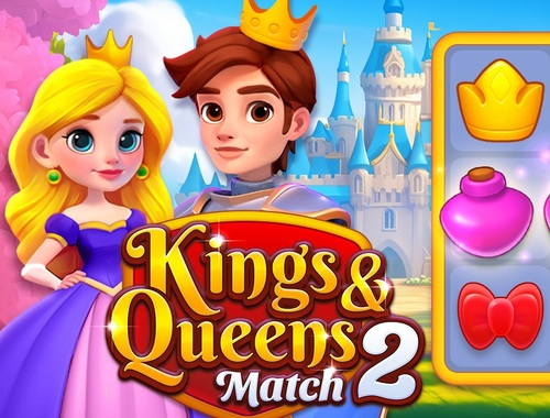 Permainan Kings and Queens Match 2  secara online