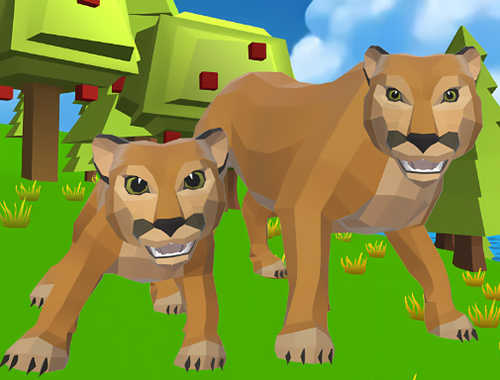 Permainan Cougar Simulator: Kucing Besar  secara online