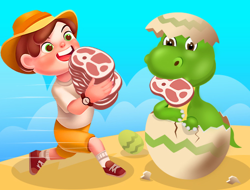 Permainan Naga Pulau Idle 3D  secara online