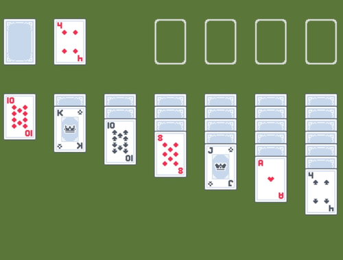 Permainan Klondike Card Quest  secara online