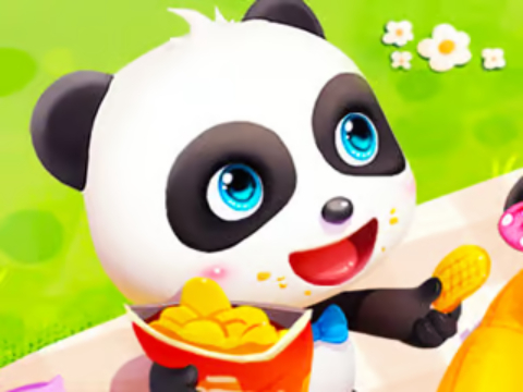 Permainan Puzzle Jigsaw: Baby Panda Spring Picnic  secara online