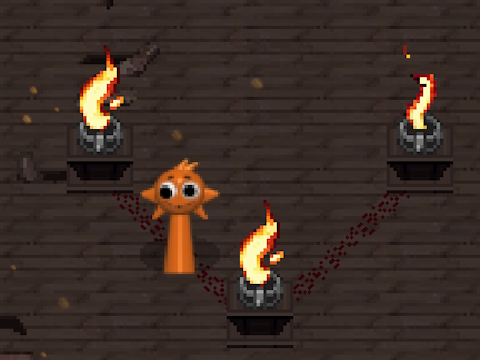 Permainan Sprunki Torches Maze  secara online