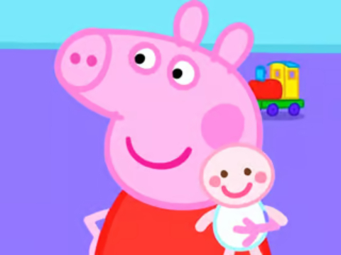 Permainan Teka -teki Jigsaw: Babi Babi Peppa Bayi Baru  secara online