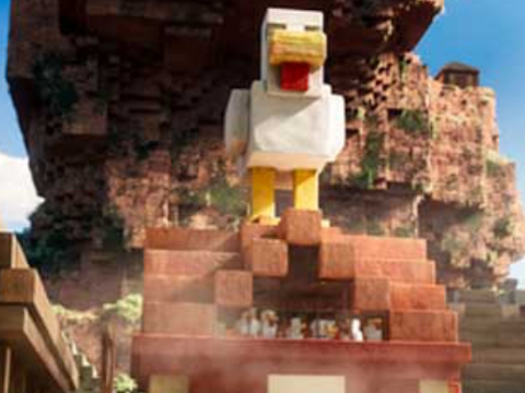 Permainan Ayam Lava Minecraft  secara online