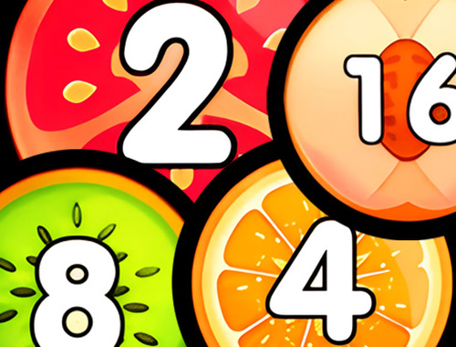 Permainan Gabungkan Balls Shooter 2048 Connect Fruits  secara online