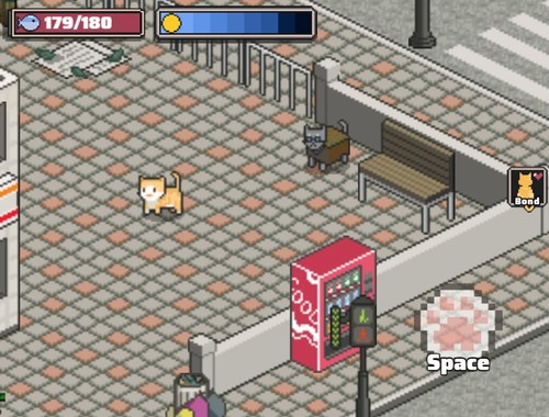 Permainan Piksel kucing simulator hewan peliharaan saya  secara online