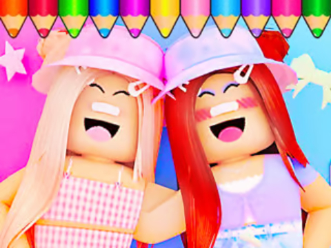 Permainan Buku Mewarnai: Bestie Roblox  secara online