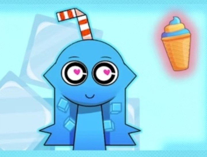 Permainan Sprunki Ice Mod Aqua  secara online
