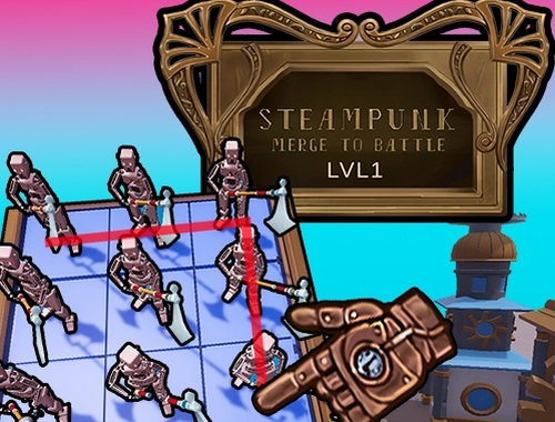 Permainan Gabungkan steampunk untuk bertempur  secara online