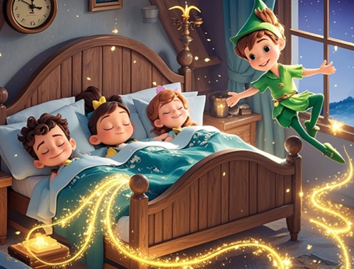 Permainan Temukan Perbedaannya: Peter Pan  secara online