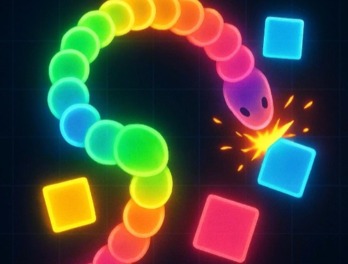 Permainan Bentrokan Warna Kegilaan Ular  secara online