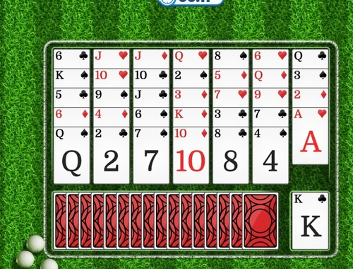 Permainan Golf Solitaire  secara online