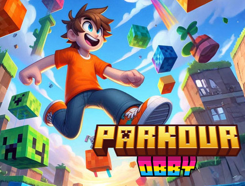 Permainan Parkour obby  secara online
