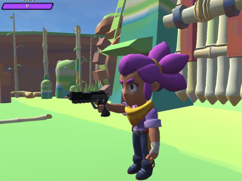 Permainan Bintang penembak 3D brawlers secara online