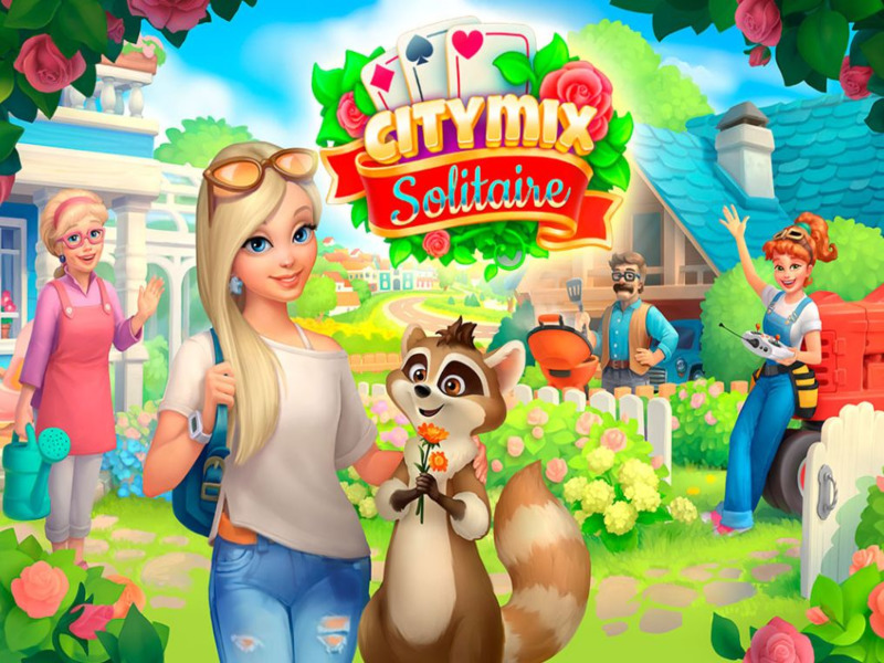Permainan Solitaire Campuran Kota secara online