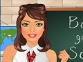 Permainan Barbie pergi ke sekolah makeover  secara online