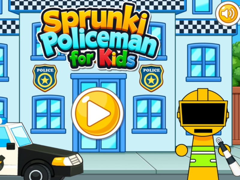 Permainan Polisi Sprunki untuk anak -anak secara online