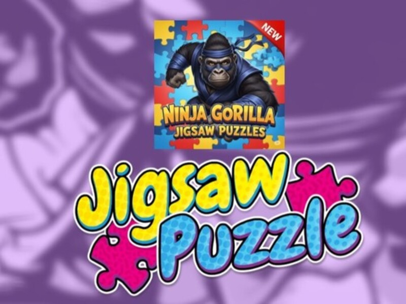 Permainan Teka-teki Jigsaw Gorilla Ninja secara online