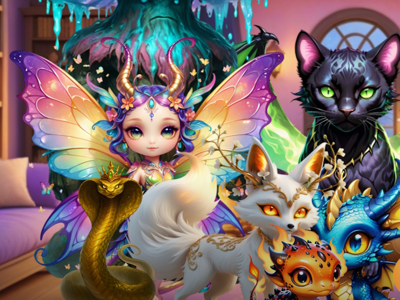 Permainan Bestiary yang familiar misterius secara online