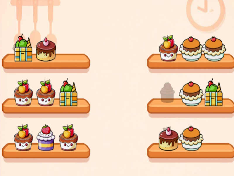 Permainan Deluxe Penyortiran Kue secara online
