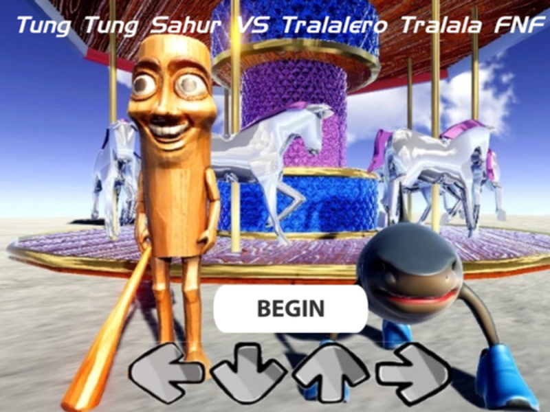 Permainan Tung Tung Sahur vs Tralalero Tralala FNF secara online