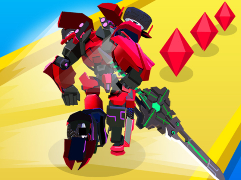 Permainan Pertarungan runner robot secara online