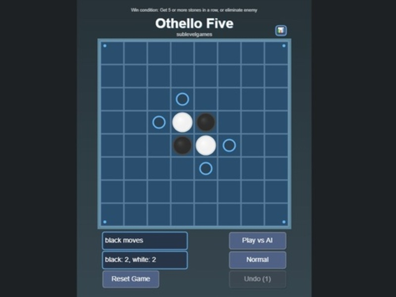 Permainan Othello Five secara online