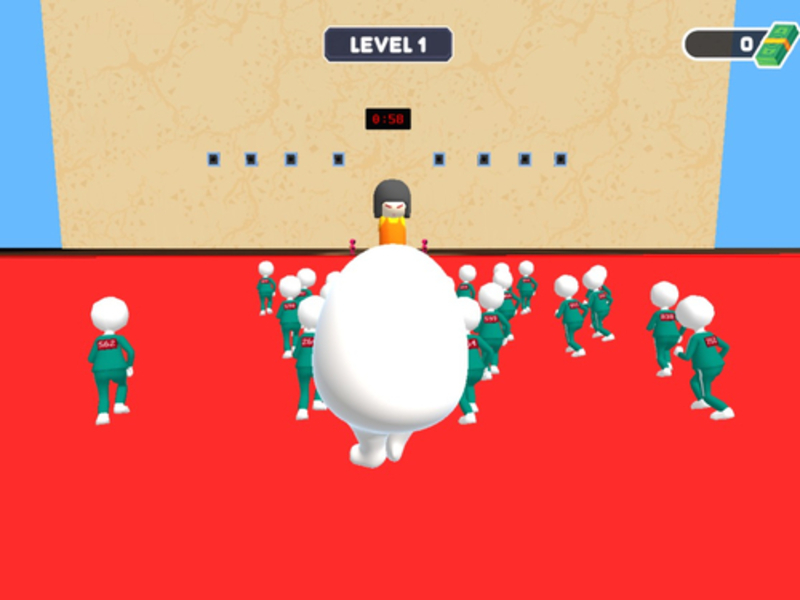 Permainan Eggdog Red Light Green Light secara online