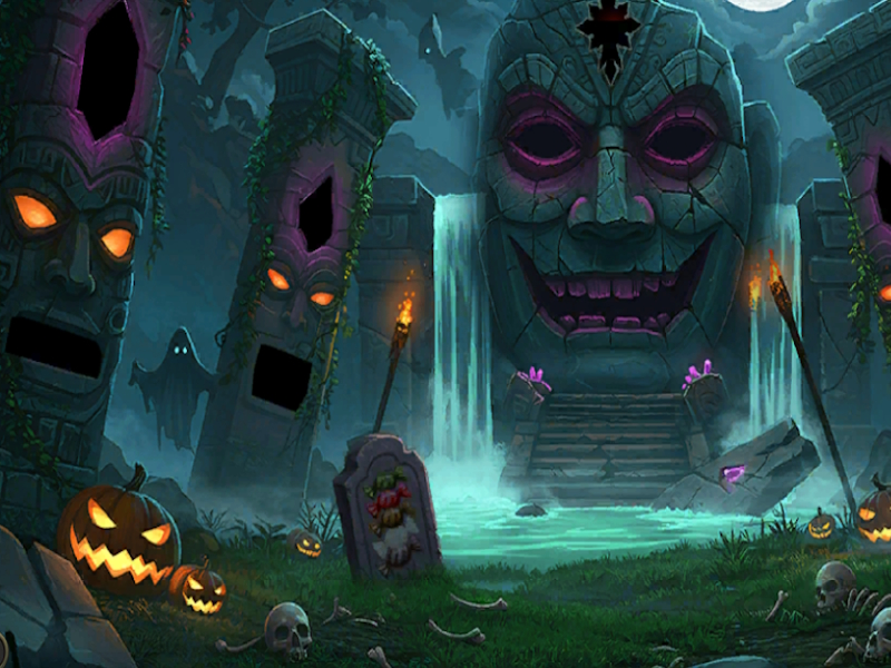 Permainan Escape phantom yang diterangi sinar bulan secara online