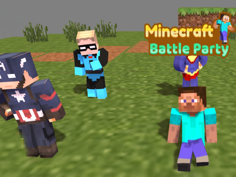 Permainan Pesta Pertempuran Minecraft secara online