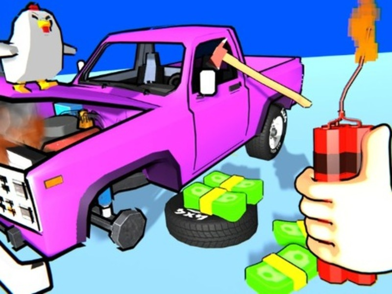 Permainan Hancurkan mobil berkeping-keping! secara online