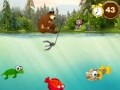 Permainan Masha dan beruang: memancing  secara online