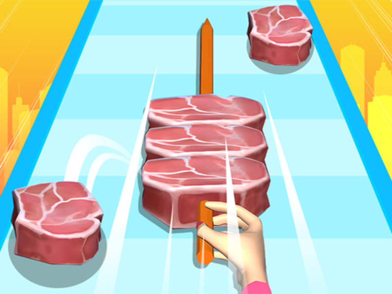 Permainan BBQ Stack Run secara online