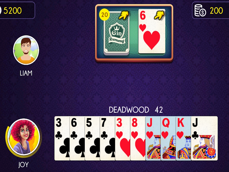 Permainan Gin Rummy secara online