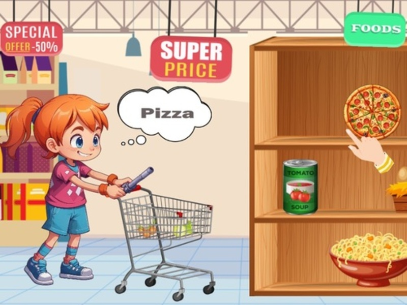 Permainan Baby Supermarket secara online