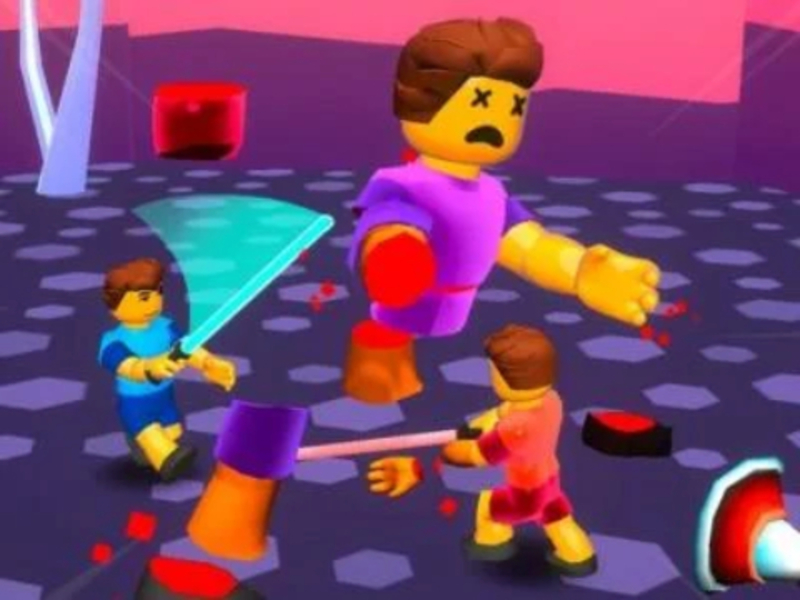 Permainan Hero Blocks Arena! Pertarungan Pedang Ragdoll secara online