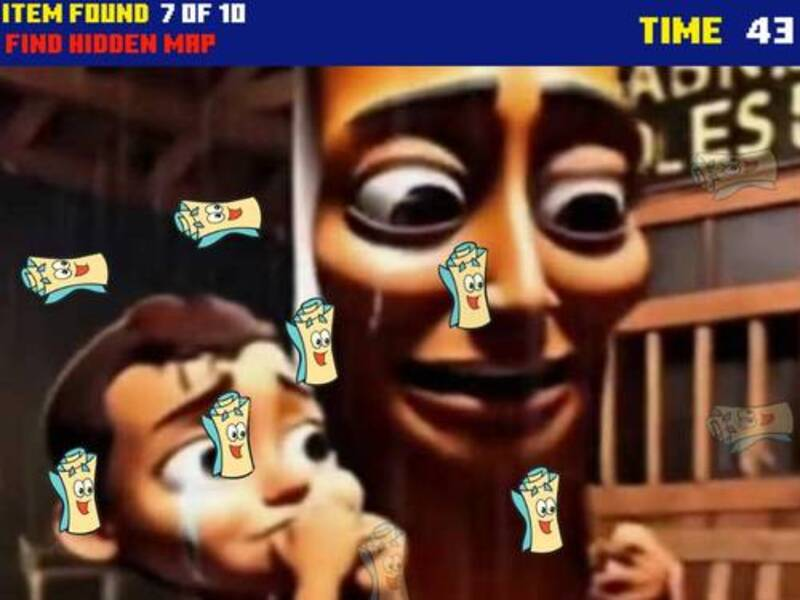 Permainan Tung Tung Sahur: Temukan peta tersembunyi secara online