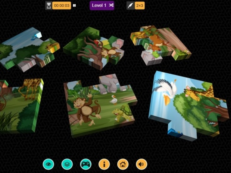 Permainan Teka-teki Jigsaw 3D secara online