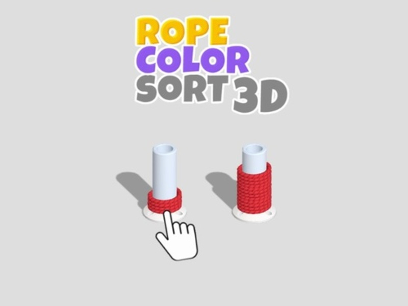 Permainan Rope Color Sort 3D secara online