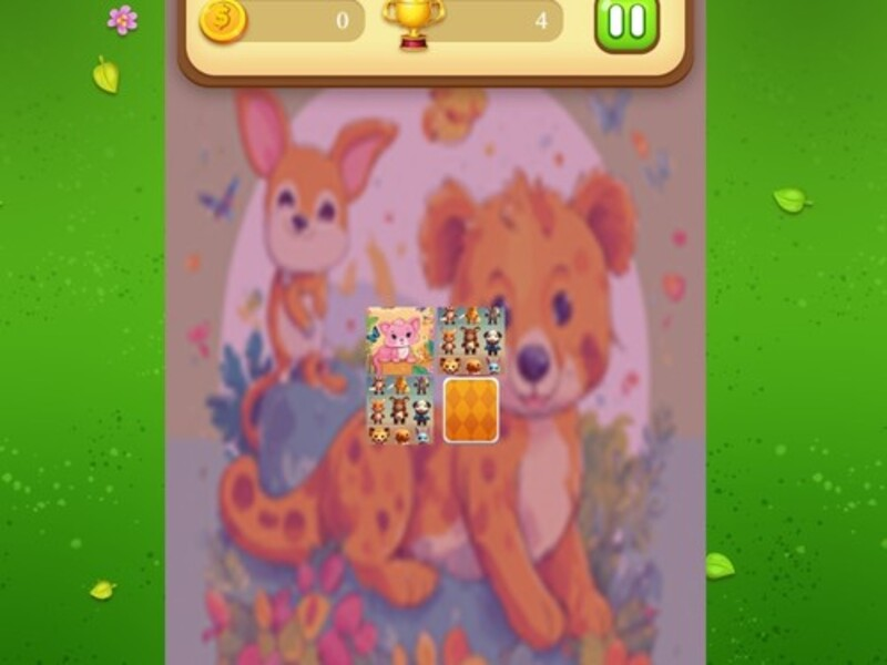 Permainan Baby Animal Memory Match secara online